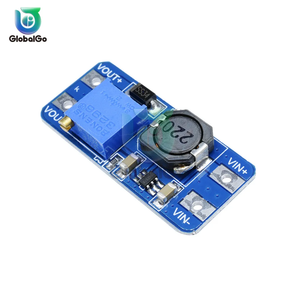 MT3608 dc повышающий преобразователь усилитель питания модуль Boost повышающая плата