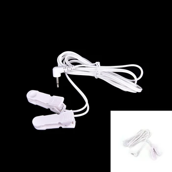 1Pc Digital TENS Therapy Machine Massager 2.5mm Plug Electrode Lead Wires Connecting Cables with 2 Ear Clips
1Pc Digital TENS Therapy Machine Massager 2.5mm Plug Electrode Lead Wires Connecting Cables with 2 Ear Clips
