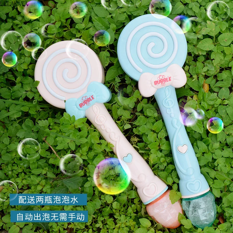 1PCS New Summer Funny Electronic Automatic Magic Blowing Bubble Maker Machine with LED light and Music Outdoor toys For Children
1PCS New Summer Funny Electronic Automatic Magic Blowing Bubble Maker Machine with LED light and Music Outdoor toys For Children