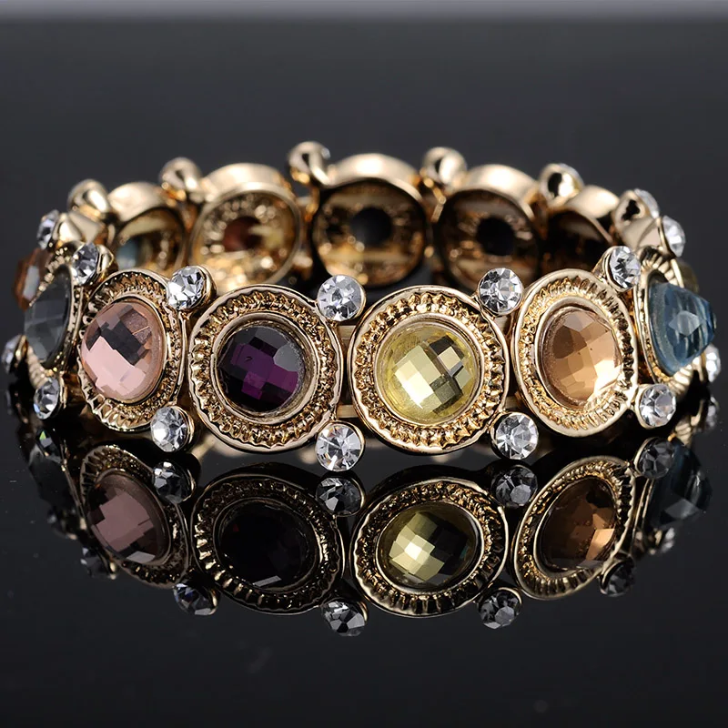 2018 Multi Rainbow Colors Crystal Rhinestone Elastic Bracelet Stretch Wrist Bangle Women Fashion Jewelry Gift
2018 Multi Rainbow Colors Crystal Rhinestone Elastic Bracelet Stretch Wrist Bangle Women Fashion Jewelry Gift