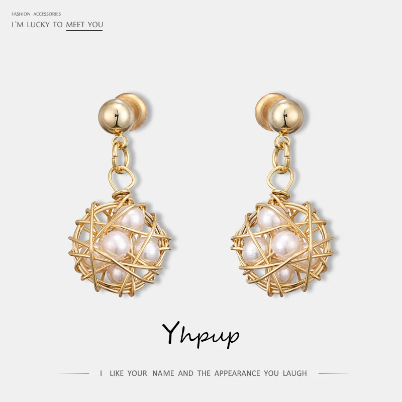 Yhpup Trendy Exquisite Geometric Hollow Copper Dangle Drop Earrings Imitation Pearls S925 Silver Brincos for Female Party Gift
Yhpup Trendy Exquisite Geometric Hollow Copper Dangle Drop Earrings Imitation Pearls S925 Silver Brincos for Female Party Gift