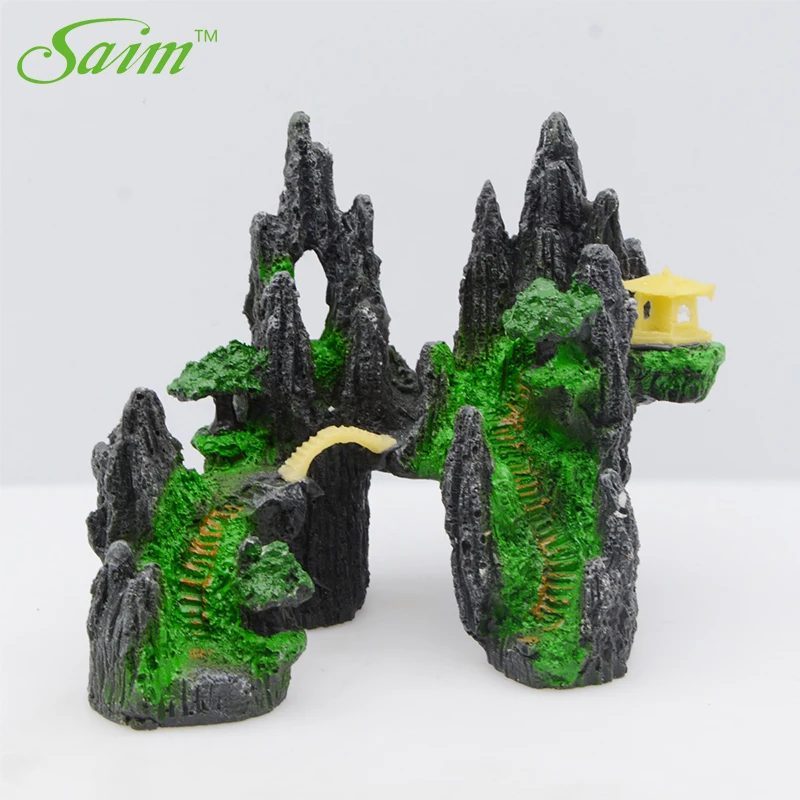 Saim Mountain Rockery Pavilion House Cave Bridge Moss Tree for Aquarium Fish Tank Miniatures Landscape Resin Ornament Decoration
Saim Mountain Rockery Pavilion House Cave Bridge Moss Tree for Aquarium Fish Tank Miniatures Landscape Resin Ornament Decoration