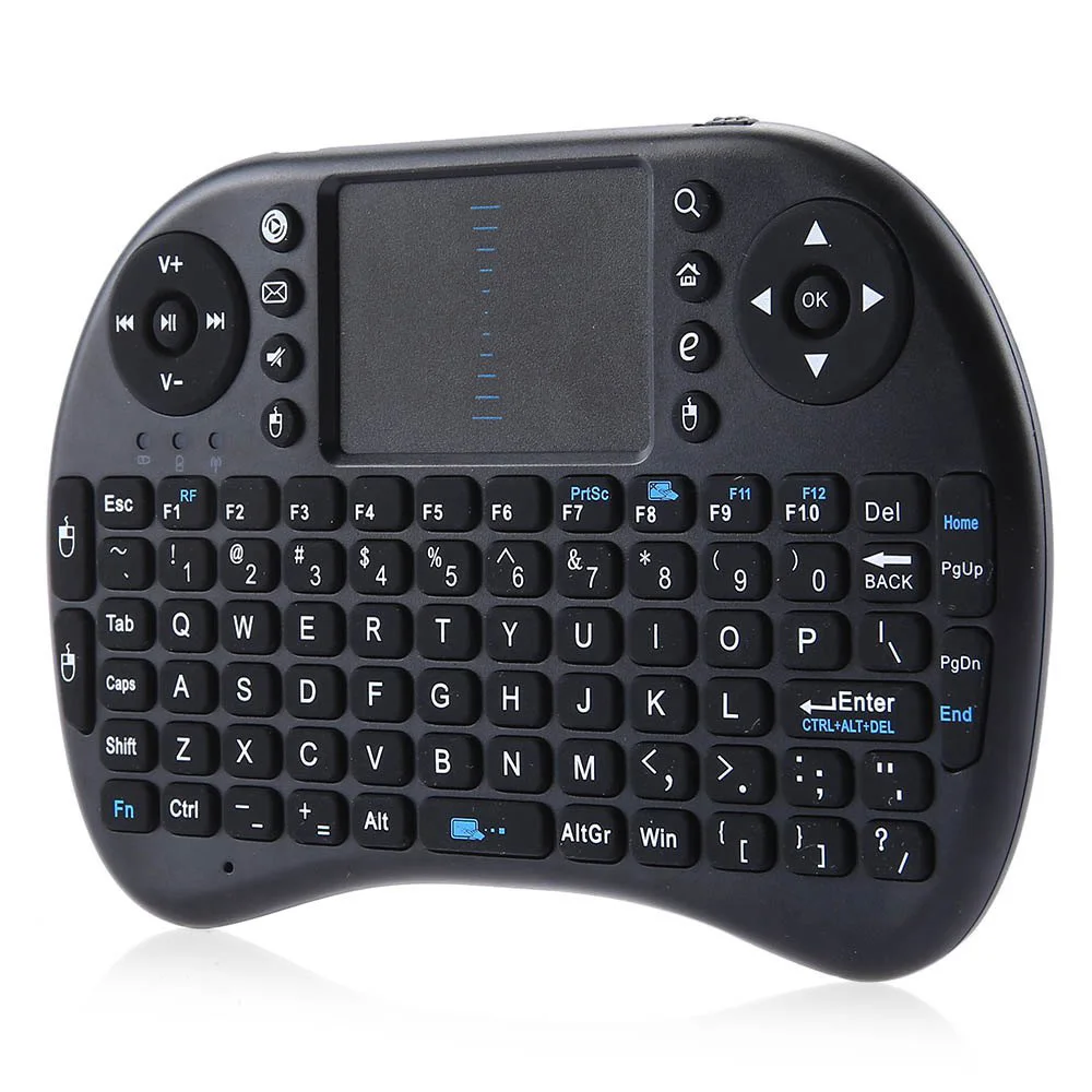 New Mini KP-810-21 2.4GHz Wireless Handheld Qwerty Keyboard Touchpad Mouse iPazzPort Portable for Smart TV Box/Raspberry Pi/HTPC
New Mini KP-810-21 2.4GHz Wireless Handheld Qwerty Keyboard Touchpad Mouse iPazzPort Portable for Smart TV Box/Raspberry Pi/HTPC