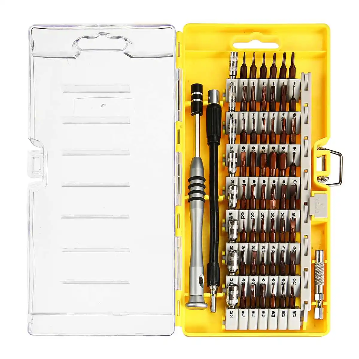 60 in 1 Precision Screwdriver Set Magnetic Driver Hand Tools for Phone Electronics Multi-function teardown Phone Repair Kit
60 in 1 Precision Screwdriver Set Magnetic Driver Hand Tools for Phone Electronics Multi-function teardown Phone Repair Kit