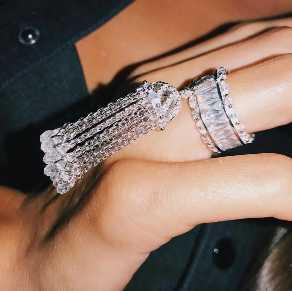 XA02 Luxury Designer Fashion 925 Sterling Silver Jewelry Zirconia snake tassel shape az
XA02 Luxury Designer Fashion 925 Sterling Silver Jewelry Zirconia snake tassel shape az