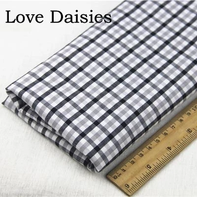 100% Cotton Stretch Poplin BLACK GRAY WHITE Check Fabric Thin Textile for DIY Handwork Summer Shirt Skirt Dress Lining Tissue
100% Cotton Stretch Poplin BLACK GRAY WHITE Check Fabric Thin Textile for DIY Handwork Summer Shirt Skirt Dress Lining Tissue