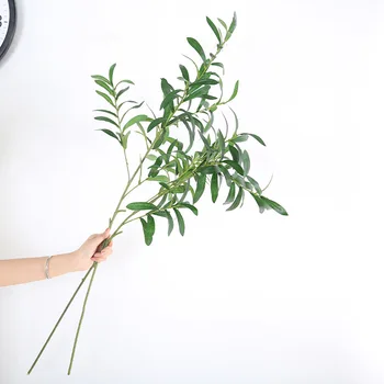 CHENCHENG 100 cm Artificial Plant Simulation 6 Branches Olive Branch Fake Leaf Bunch Wedding Photography Props Home Decoration
CHENCHENG 100 cm Artificial Plant Simulation 6 Branches Olive Branch Fake Leaf Bunch Wedding Photography Props Home Decoration
