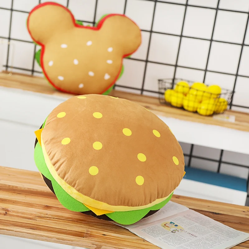 Hamburger pillow plush toys Simulated Mickey Style Office Pillow Creative Birthday Gifts for Children's Toys
Hamburger pillow plush toys Simulated Mickey Style Office Pillow Creative Birthday Gifts for Children's Toys