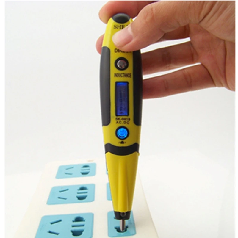 AC/DC 12-220V Digital Multi-sensor Voltage Detector Test Pen LED Night Vision Measure Electrical Voltage Meters
AC/DC 12-220V Digital Multi-sensor Voltage Detector Test Pen LED Night Vision Measure Electrical Voltage Meters