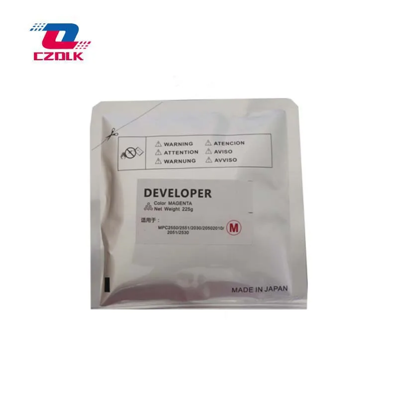 5pcs X New compatible MP C2030 C2050 C2030 C2050 C2010 C2550 C2530 Developer for Ricoh MPC2550 MPC2050 MPC2030 MPC2530 MPC2010
5pcs X New compatible MP C2030 C2050 C2030 C2050 C2010 C2550 C2530 Developer for Ricoh MPC2550 MPC2050 MPC2030 MPC2530 MPC2010