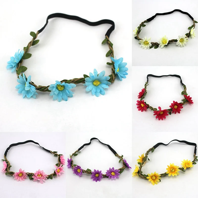 2019 Bohemian Style Women Headband Flower Hair Band Crown Wedding Wreath Bridal Headdress Forehead Head Band Hair Accessories
2019 Bohemian Style Women Headband Flower Hair Band Crown Wedding Wreath Bridal Headdress Forehead Head Band Hair Accessories