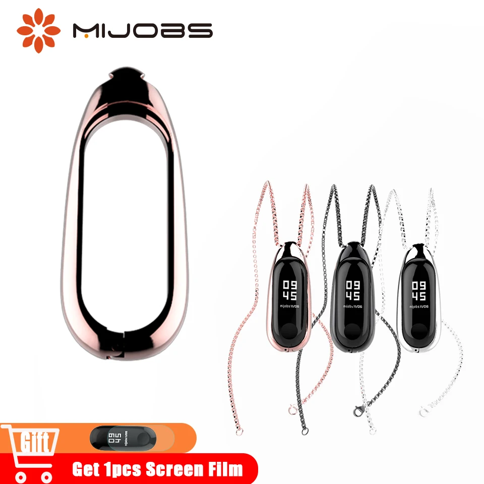 Mijobs Mi Band 3 Necklace Pendant Wrist Strap for Xiaomi mi Band 3 NFC Watches Metal Stainless Steel Bracelet Miband 3 Wristband
Mijobs Mi Band 3 Necklace Pendant Wrist Strap for Xiaomi mi Band 3 NFC Watches Metal Stainless Steel Bracelet Miband 3 Wristband