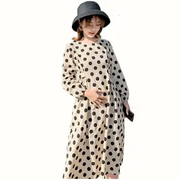 2019 Fashion Loose Pregnancy Clothing Maternity Pleated Cotton Nursing Dress Pregnant Women Retro Dot Sashes Causal Vestido Q649
2019 Fashion Loose Pregnancy Clothing Maternity Pleated Cotton Nursing Dress Pregnant Women Retro Dot Sashes Causal Vestido Q649