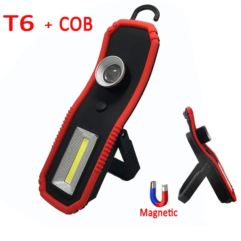 XML T6 LED Working Tent Light COB Flashlight with Magnetic Inspection Torch Camping Lamp Lantern For Car Repair Emergency
XML T6 LED Working Tent Light COB Flashlight with Magnetic Inspection Torch Camping Lamp Lantern For Car Repair Emergency