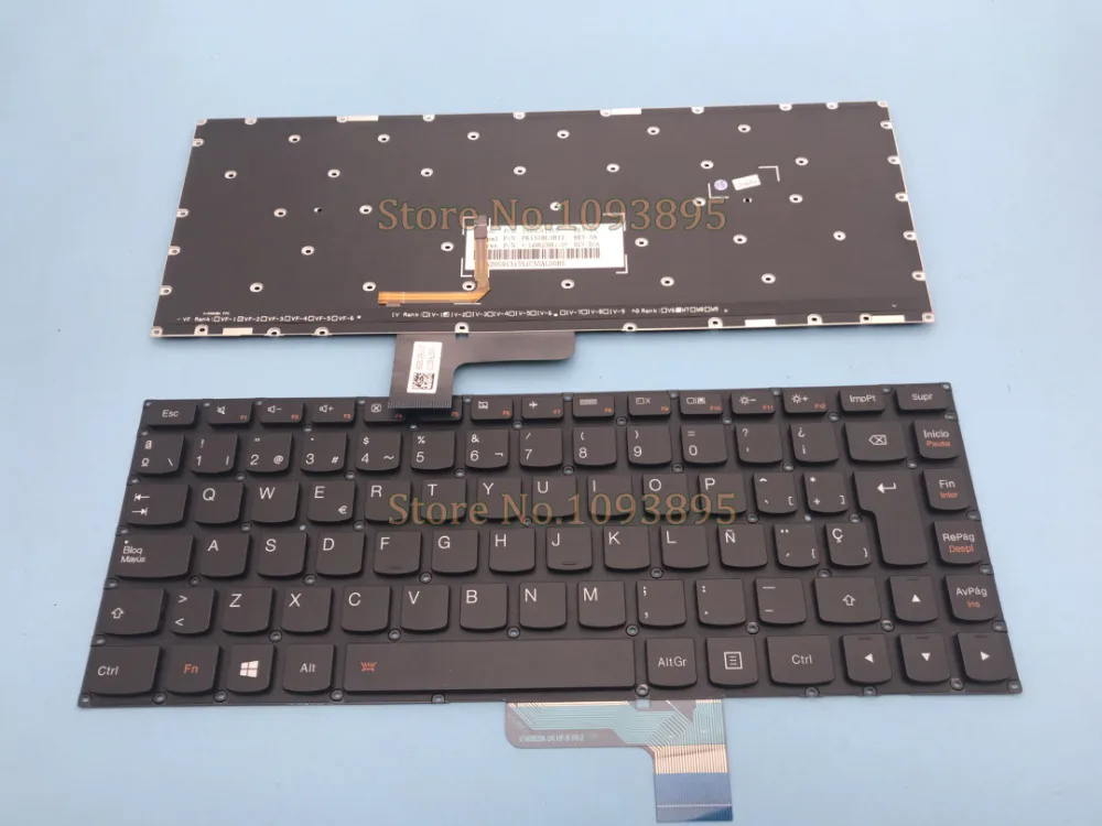 NEW Spanish Keyboard For Lenovo Ideapad yoga 2 13 14 Yoga2 13 U31 Spanish Keyboard with Backlit (Not Fit YOGA 2 Pro)
NEW Spanish Keyboard For Lenovo Ideapad yoga 2 13 14 Yoga2 13 U31 Spanish Keyboard with Backlit (Not Fit YOGA 2 Pro)
