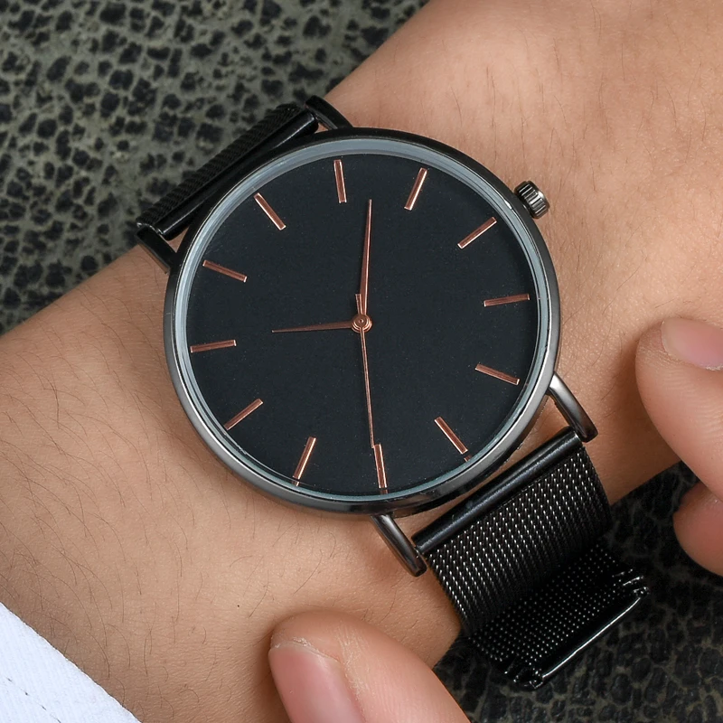Fashion Black Quartz Watch Women Mesh Stainless Steel Bracelet High Quality Casual Wrist Watch for Woman Montre Femme Modern
Fashion Black Quartz Watch Women Mesh Stainless Steel Bracelet High Quality Casual Wrist Watch for Woman Montre Femme Modern