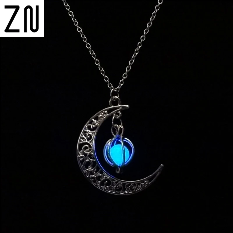 ZN Fashion Women's stone shine moon Charm Luminous Stone necklaces Pendants fashion wholesale jewelry Statement Necklace
ZN Fashion Women's stone shine moon Charm Luminous Stone necklaces Pendants fashion wholesale jewelry Statement Necklace