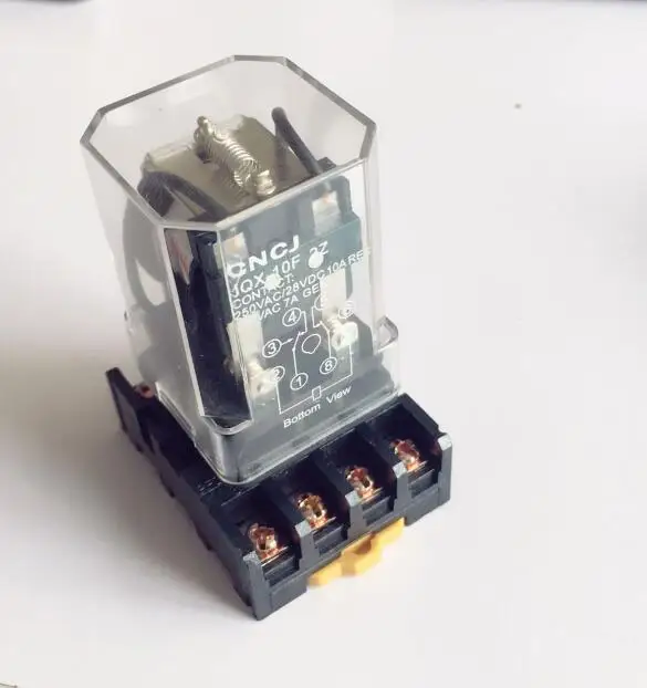 Intermediate relay JQX-10F 2Z small general relay with base 8PIN DC12V DC24V AC110V AC220V
Intermediate relay JQX-10F 2Z small general relay with base 8PIN DC12V DC24V AC110V AC220V