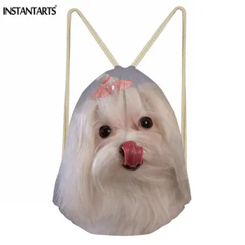 INSTANTARTS Animal Maltese Dog 3D Print Women Gym Bag Sport Swim Shoes Bag Sack Outdoor Drawstring Bag Travel Beach Cinch Bags
INSTANTARTS Animal Maltese Dog 3D Print Women Gym Bag Sport Swim Shoes Bag Sack Outdoor Drawstring Bag Travel Beach Cinch Bags