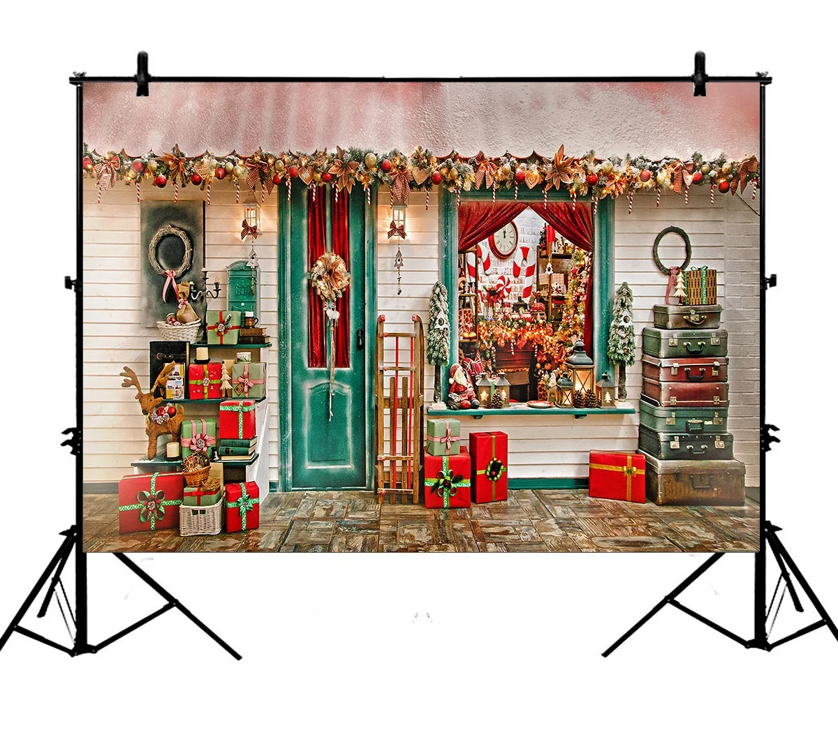 5x7ft Christmans Santa Claus Presents Collections Gifts Wind Polyester Photo Background Portrait Backdrop
5x7ft Christmans Santa Claus Presents Collections Gifts Wind Polyester Photo Background Portrait Backdrop
