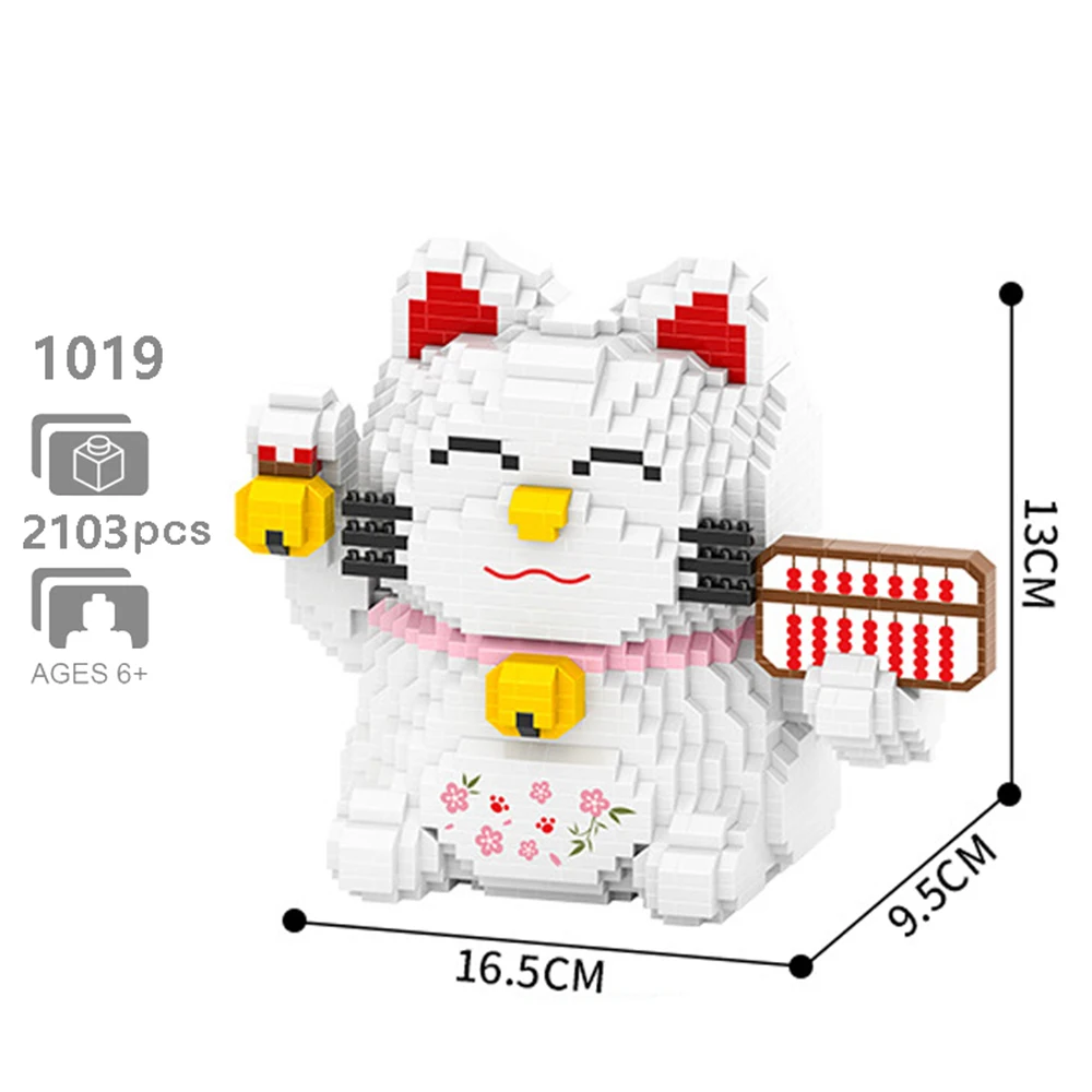 Money Smile Cat Animal 3D Model 2103pcs DIY Diamond Mini Building Blocks Bricks Toy
Money Smile Cat Animal 3D Model 2103pcs DIY Diamond Mini Building Blocks Bricks Toy