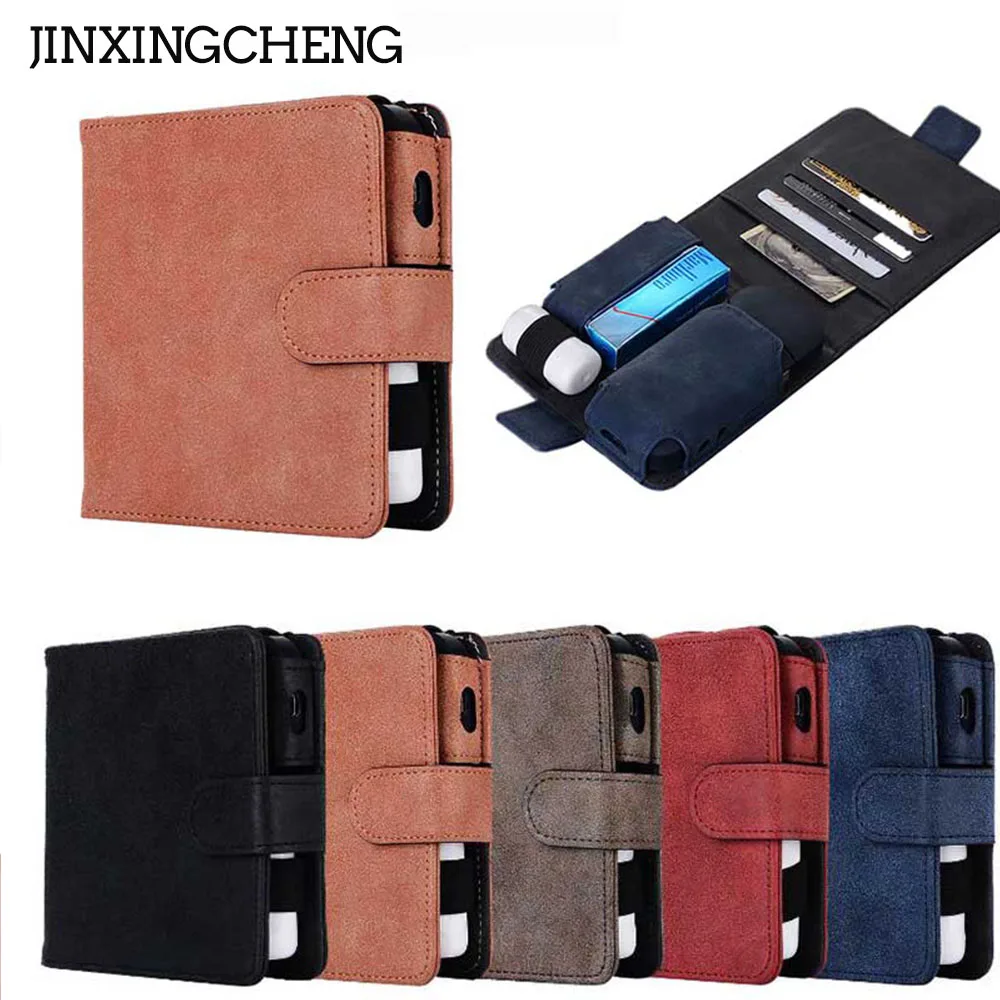 JINXINGCHENG Wallet Case for iqos 2.4 Plus Pouch Bag Protective Holder Cover PU Leather Carrying Case
JINXINGCHENG Wallet Case for iqos 2.4 Plus Pouch Bag Protective Holder Cover PU Leather Carrying Case