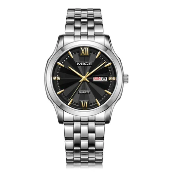 Mige 2017 Hot Sale Free Shipping Lover Watch Black Dial Steel Watchband Waterproof Mans Clock Japan Quartz Week&Date Man Watches
Mige 2017 Hot Sale Free Shipping Lover Watch Black Dial Steel Watchband Waterproof Mans Clock Japan Quartz Week&Date Man Watches