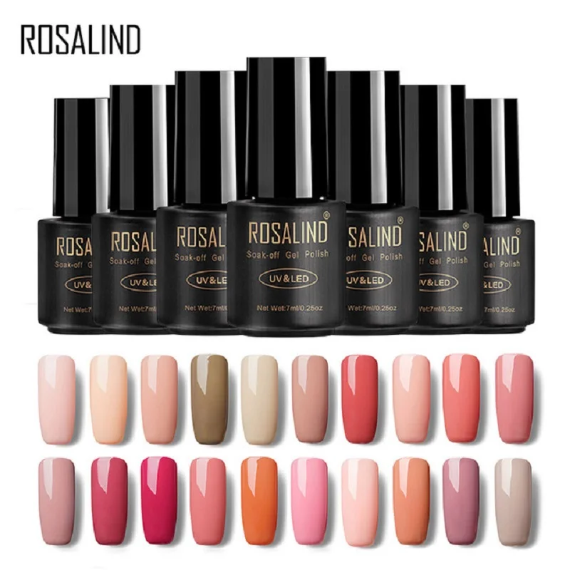 ROSALIND Gel 1S Gel Lacquer 7ml black bottle Red & Nude Color Nail Gel Polish Semi Permanent UV Nail Varnishes Cured Nails Art
ROSALIND Gel 1S Gel Lacquer 7ml black bottle Red & Nude Color Nail Gel Polish Semi Permanent UV Nail Varnishes Cured Nails Art