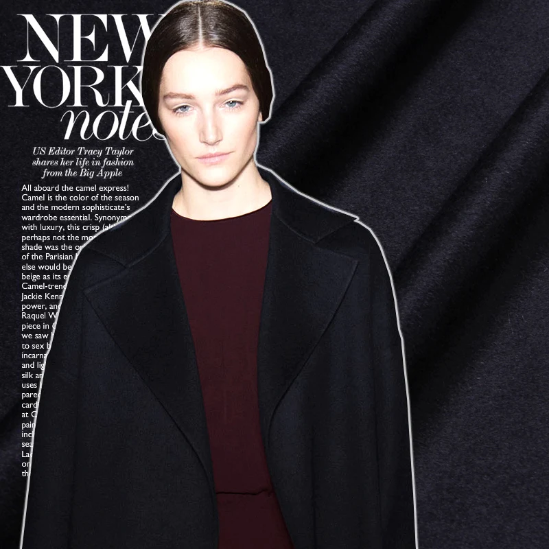 Free shipping! Senior pure black cashmere wool fabrics qiu dong high-grade overcoat fabrics
Free shipping! Senior pure black cashmere wool fabrics qiu dong high-grade overcoat fabrics