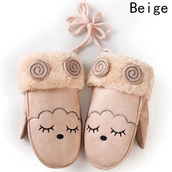 Fashion Lovely Children's Winter Thick Cashmere Warm Cartoon Rabbit Bear Suede Leather Gloves Boy/Girls Faux Sheepskin Glove
Fashion Lovely Children's Winter Thick Cashmere Warm Cartoon Rabbit Bear Suede Leather Gloves Boy/Girls Faux Sheepskin Glove