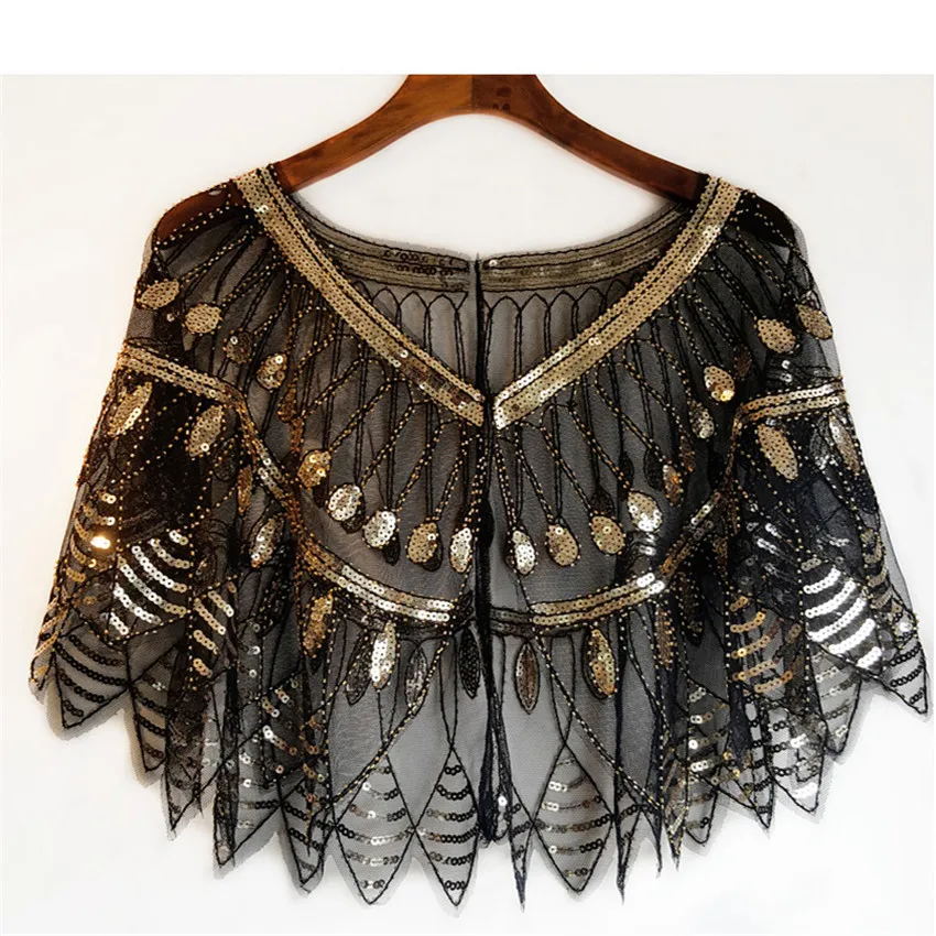 2019 Elegant Women Hollow Out Shawl Capes Europe and America Lady Sequins Wrap Bolero Accessories Coat Princess Tops Outwear 689
2019 Elegant Women Hollow Out Shawl Capes Europe and America Lady Sequins Wrap Bolero Accessories Coat Princess Tops Outwear 689