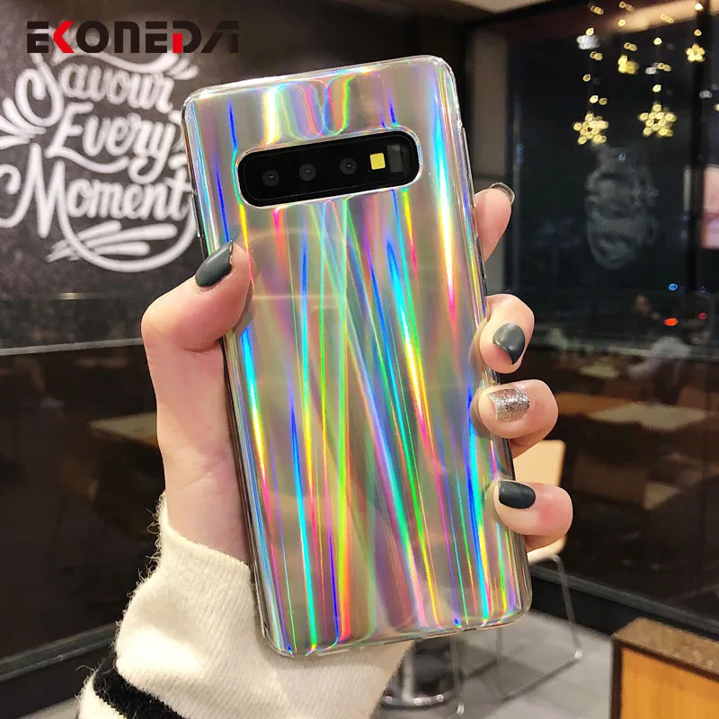 EKONEDA Shinning Laser Aurora Case For Samsung S10 Plus Case Luxury Soft Cover IMD Silicone Case For Galaxy S7 Edge S8 S9 Plus
EKONEDA Shinning Laser Aurora Case For Samsung S10 Plus Case Luxury Soft Cover IMD Silicone Case For Galaxy S7 Edge S8 S9 Plus