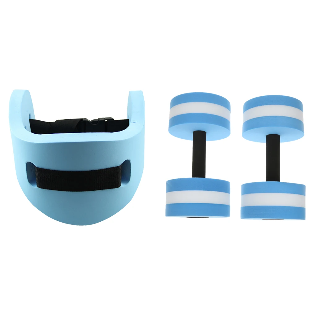 MagiDeal Water Aerobics Kits, Eva Foam Aquatic Barbells / Swimming Belt Aqua Running Fitness Water Pool Exercise