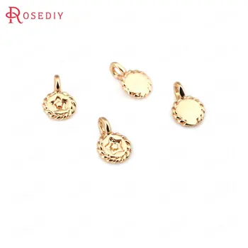 10PCS 4.5x7MM 24K Champagne Gold Color Plated Brass Small Round Star Charms High Quality Diy Jewelry Accessories
10PCS 4.5x7MM 24K Champagne Gold Color Plated Brass Small Round Star Charms High Quality Diy Jewelry Accessories