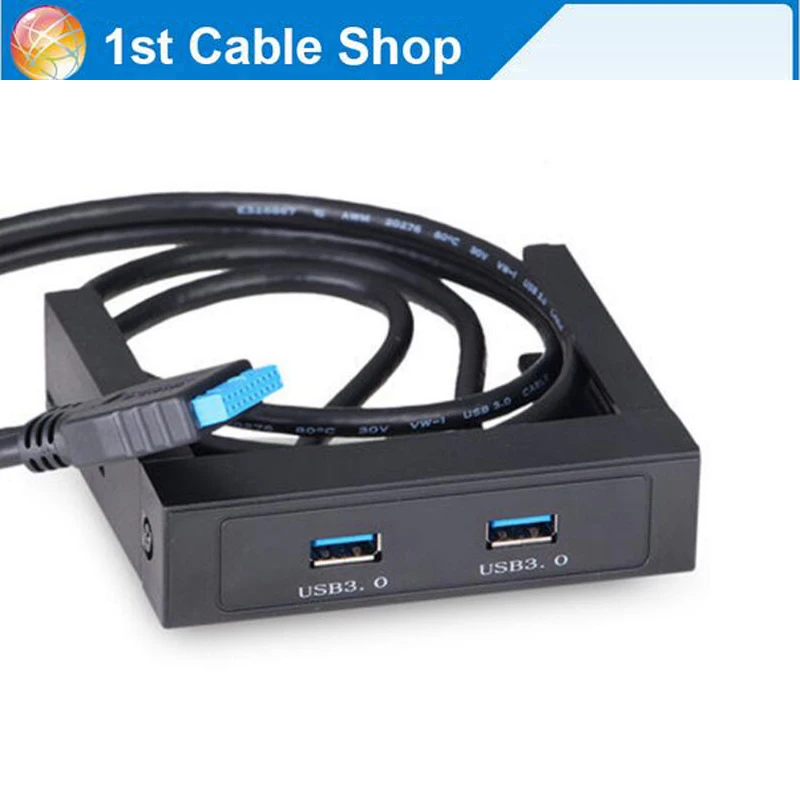 High quality 20 Pin USB3.0 Front Panel Hubs Bracket 3.5" Floppy Bay 2 port internal USB 3.0 hub
High quality 20 Pin USB3.0 Front Panel Hubs Bracket 3.5" Floppy Bay 2 port internal USB 3.0 hub