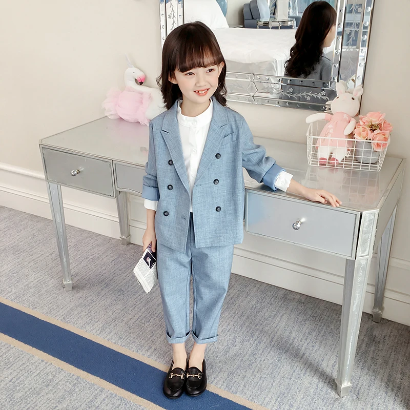2pcs Kids Girls Blazers Suits Spring Autumn Clothes for Children Girls Set Long Pants Kids Girl Suit Blazers Coats Girls Suits
2pcs Kids Girls Blazers Suits Spring Autumn Clothes for Children Girls Set Long Pants Kids Girl Suit Blazers Coats Girls Suits