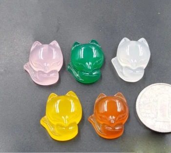 Free Shipping Natural ice species Pink jade pith agate Little fox pendant Small powder agate Fox Pendant
Free Shipping Natural ice species Pink jade pith agate Little fox pendant Small powder agate Fox Pendant