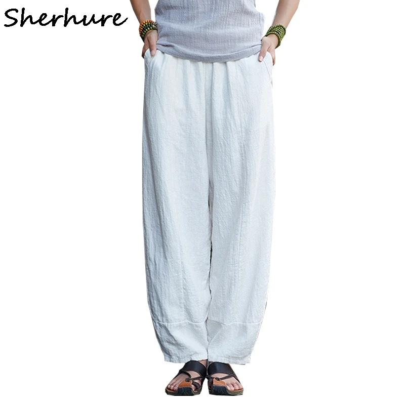 Sherhure 2018 Women Spring Pants Loose Style Women Cotton Linen Pants Female Trousers Casual Vintage Women Long Pants
Sherhure 2018 Women Spring Pants Loose Style Women Cotton Linen Pants Female Trousers Casual Vintage Women Long Pants
