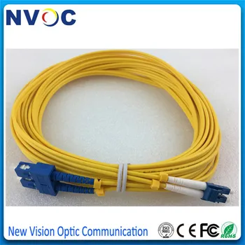 

10Pcs/bag,10M SM,DX,SC/UPC-LC/UPC Optic Fiber Patch Cord,Singlemode Duplex,PVC Jacket,2.0mm or 3.0mm Fiber Optic Jumper Cable
