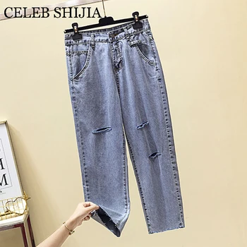 2019 Summer Clothes Ladies High Waist Female Straight Boyfriend Jeans blue Color Denim Skinny Vintage Jean Woman Plus Size 8270
2019 Summer Clothes Ladies High Waist Female Straight Boyfriend Jeans blue Color Denim Skinny Vintage Jean Woman Plus Size 8270