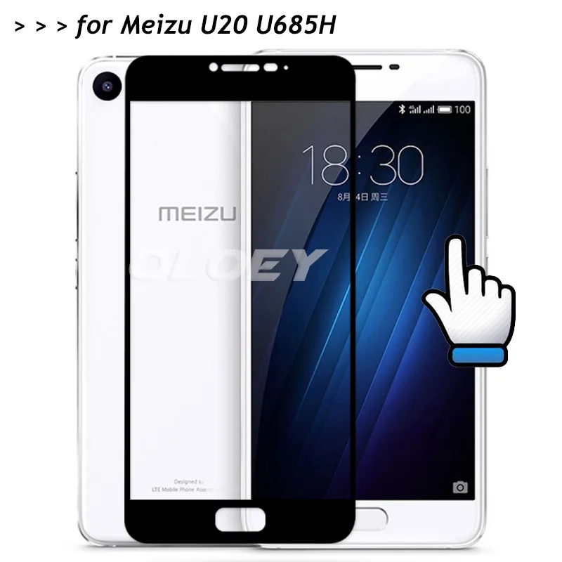 Фото Для Meizu U20 полное покрытие Экран протектор 3D с уровнем твердости 9 - купить