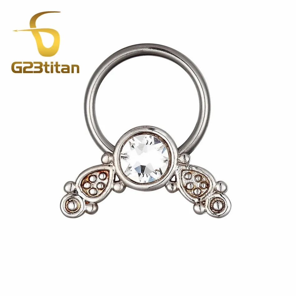 G23titan 2019 New Style Crystal Septum Rings True Neus Piercing Titanium Body Jewelry Nose Earring
G23titan 2019 New Style Crystal Septum Rings True Neus Piercing Titanium Body Jewelry Nose Earring