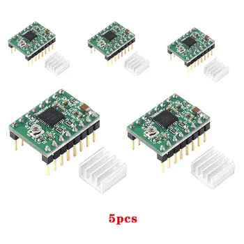 5 Pcs A4988 Stepper Motor Driver Module 3D Printer Polulu StepStick RAMPS RepRap MAL999
5 Pcs A4988 Stepper Motor Driver Module 3D Printer Polulu StepStick RAMPS RepRap MAL999