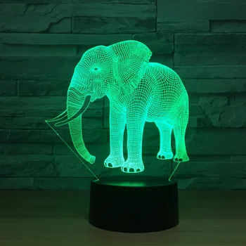 Cute Elephant Table Lamp 7 Colors Changing Desk Lamp 3d Lamp Novelty Led Night Lights Led Light DropShip
Cute Elephant Table Lamp 7 Colors Changing Desk Lamp 3d Lamp Novelty Led Night Lights Led Light DropShip