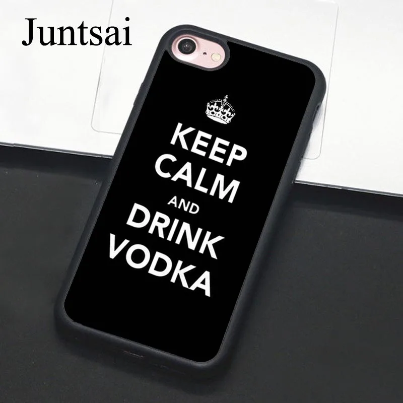 Juntsai KEEP CALM DRINK VODKA For iPhone 6 6s Plus Case Phone Cover Soft TPU Back Cases For iPhone X 6S 7 8 Plus 5 5s SE Coque
Juntsai KEEP CALM DRINK VODKA For iPhone 6 6s Plus Case Phone Cover Soft TPU Back Cases For iPhone X 6S 7 8 Plus 5 5s SE Coque