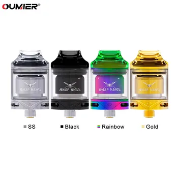 Newest Oumier Wasp Nano RTA 23mm Single Coil Tank Atomizer PCTG Drip Tip Vape Vaporizer VS Oumier WASP NANO RDTA
Newest Oumier Wasp Nano RTA 23mm Single Coil Tank Atomizer PCTG Drip Tip Vape Vaporizer VS Oumier WASP NANO RDTA
