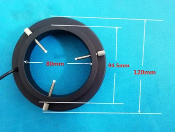 120*80mm Machine Vision Light White LED Ring Light Aluminum Housing Microscope Illumination Special Lighting Round lights
120*80mm Machine Vision Light White LED Ring Light Aluminum Housing Microscope Illumination Special Lighting Round lights