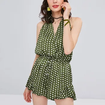jumpsuit bodysuitWomen Sexy Wave Point Halter Sleeveless Vintage Style Short Jumpsuit боди для женщин Purchasing 2019 hot sale
jumpsuit bodysuitWomen Sexy Wave Point Halter Sleeveless Vintage Style Short Jumpsuit боди для женщин Purchasing 2019 hot sale