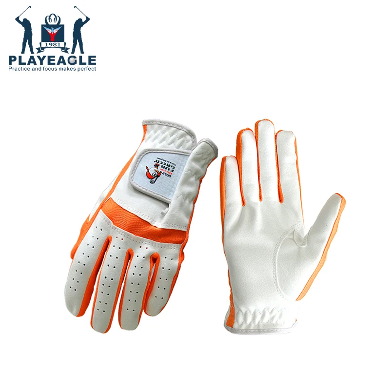 Фото FUNGREEN A Pair Golf Junior Fabric Sports Gloves Ventilated Soft Glove for Kids Outdoor Antiskid Breathable | Спорт и развлечения