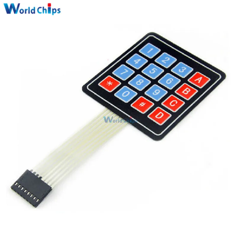 4 * 4 Matrix Array/Matrix Keyboard 16 Key Membrane Switch Keypad DC 35V 100mA 1W For Arduino 4X4 Matrix Keyboard
4 * 4 Matrix Array/Matrix Keyboard 16 Key Membrane Switch Keypad DC 35V 100mA 1W For Arduino 4X4 Matrix Keyboard